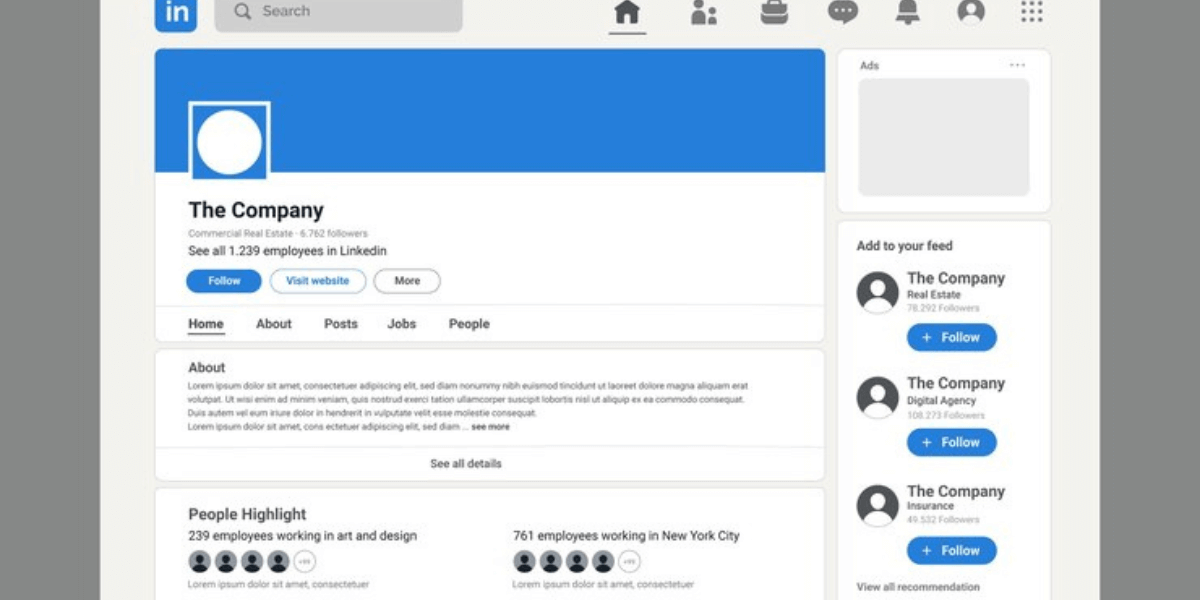 How to create a linkedin business profile